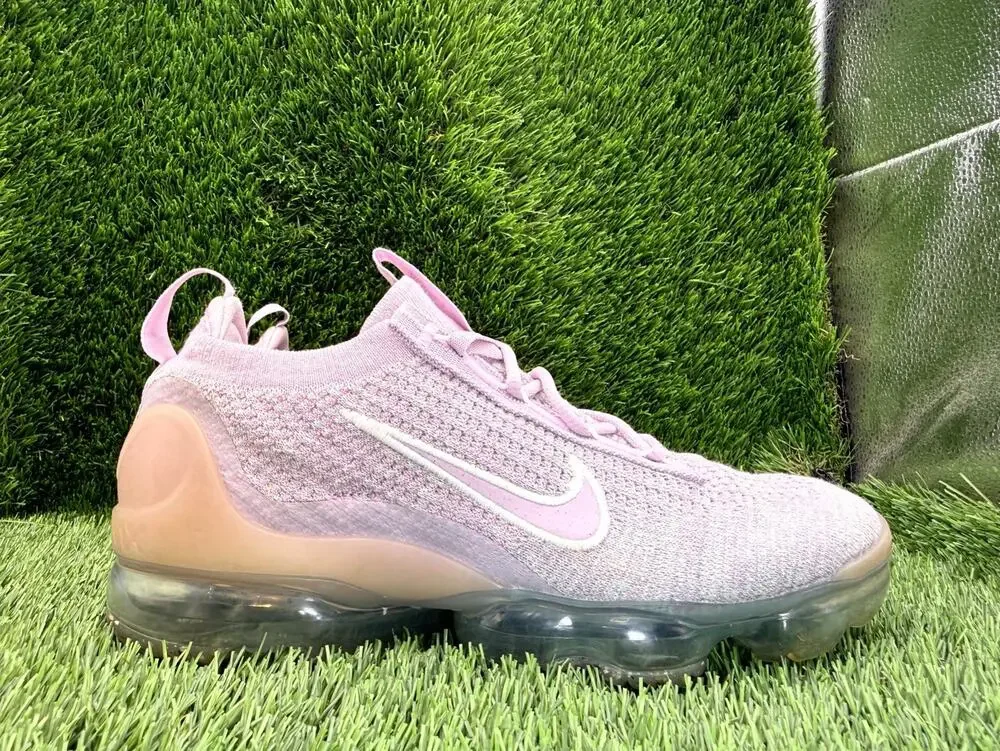 Nike Air VaporMax 2021 FK DH4088-600 Athletic Sneaker Women's 7.5 Pink Knit Gym